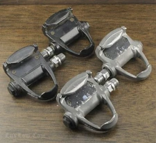 Vintage Look Mavic Clipless Road Bike PEDALS 9/16" Tour Race Cleat Shoes Bicycle