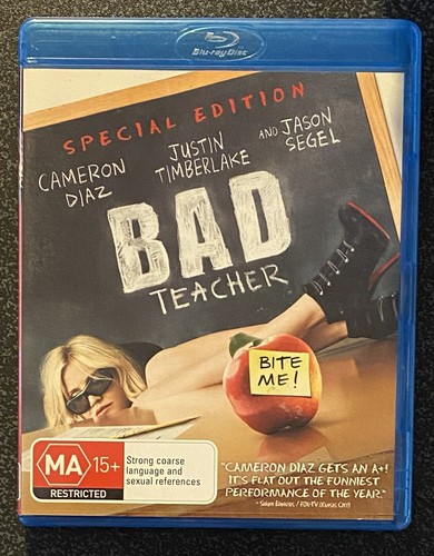Bad Teacher (Blu-ray, 2011) Free Postage
