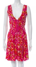 Dolce & Gabbana Feminine Floral Fabulous Flirty Silk Dress IT42US6-8