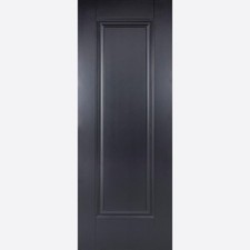 LPD Internal Black Eindhoven 1 Panel Primed Fire Rated FD30 Doors