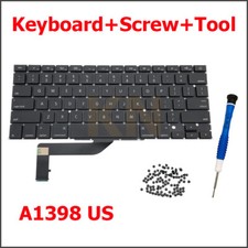 New English US Keyboard For Macbook Pro Retina 15" A1398 Keybard 2012-2015 Years