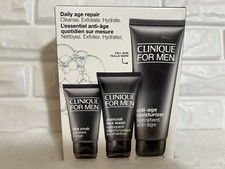 Brand New Clinique For Men Daily Age Repair Anti-Aging Skin Care Set NIB