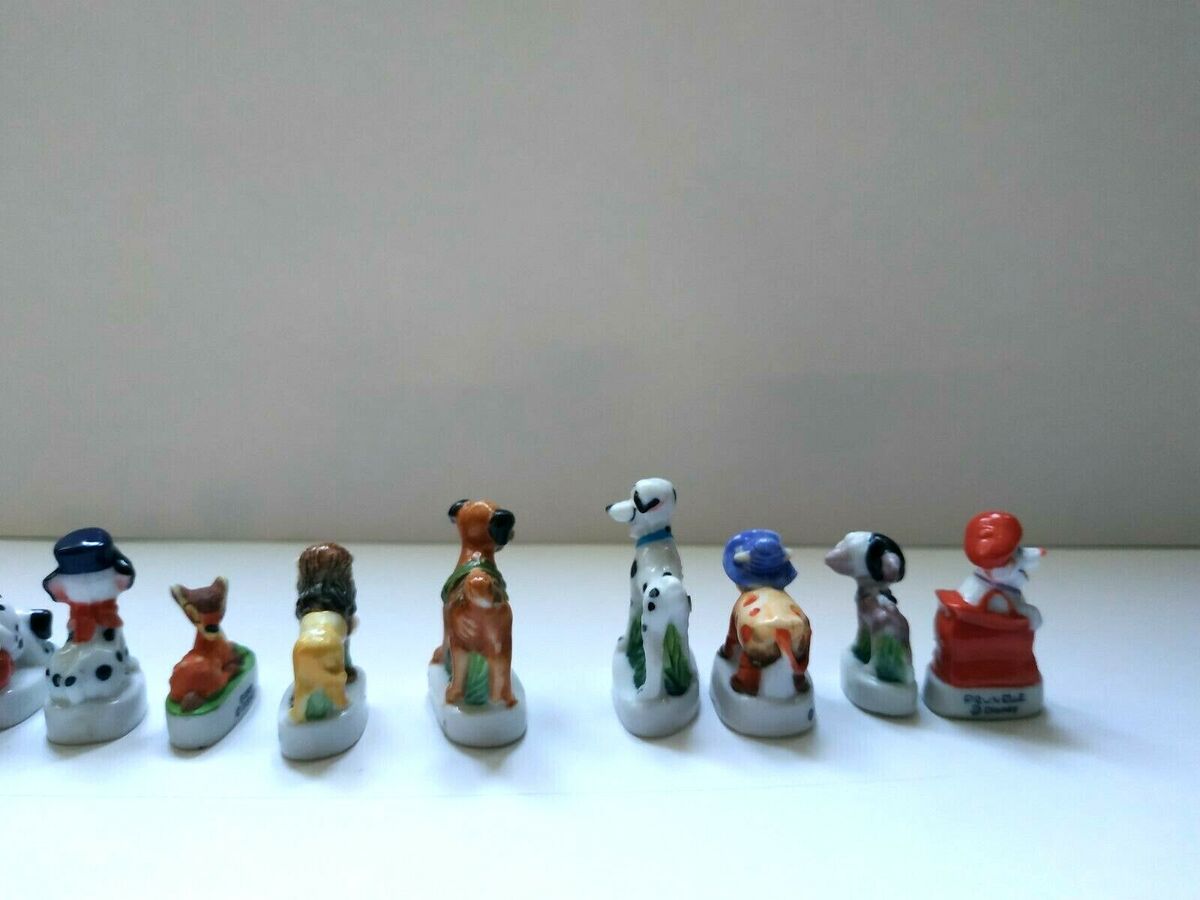 Mini Figurines Disney/Magic Rights, Set of 12 French Feves, Glazed  Porcelain