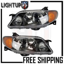 Headlight Headlamp Pair Left Right Set For 01-03 Mazda Protege Headlight Headlamp Pair Left Right Set For 01-03 Mazda Protege