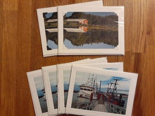Set of 10 handmade 5x7 blank photo note cards & env's - Pacific Northwest themes - Picture 8 of 14