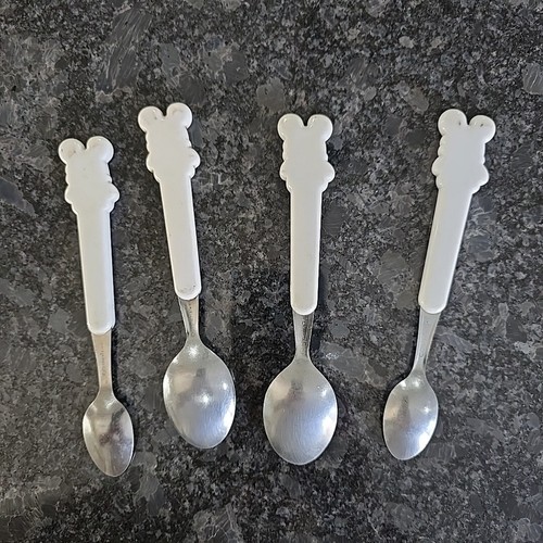 Vtg Baby Childs Spoon Mixed Lot Mickey Mouse Walt Disney 4 Total - Picture 16 of 17