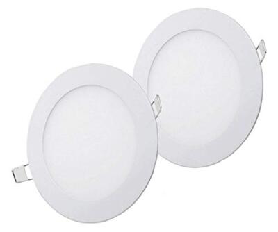 NRGLEVER LED18W× 2 Stck. Runde Einbaustrahler, Deckenleuchte, Slim Downlight