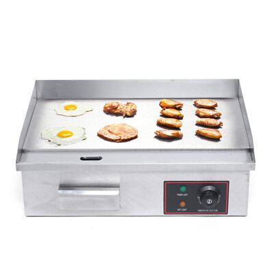 3000W Electric Griddle Portable Flat Top Outdoor Cooking BBQ Grill Table Stove