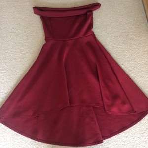 boohoo night red dress
