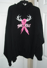 Brest Cancer Awareness, Save A Rack Hooded Sweatshirt 3XL Hoodie, Good Condition