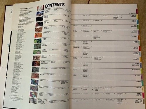 ATLAS of NORTH AMERICA: Space Age Portrait of a Continent 1985 NAT'L GEOGRAPHIC - Picture 4 of 4