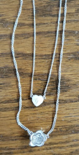 Guess Jewelry UBN31110 Women's Silver Tone Stainless Steel Charm Necklace
