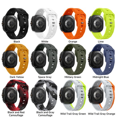 NO Gaps Sport Miękki silikonowy pasek do Samsung Galaxy Watch 7 Ultra 2025 Band NOWY - Zdjęcie 3 z 20