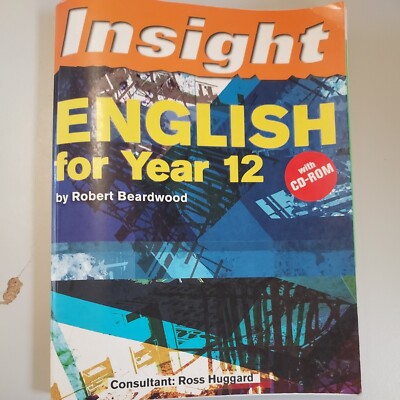 Insight English for Year 12 by Robert Beardwood Paperback Vce School Textbook