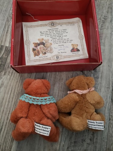 1994 Bialosky Treasury Limited Edition Set Of 2 Bears With Box And Certificate - Picture 5 of 6
