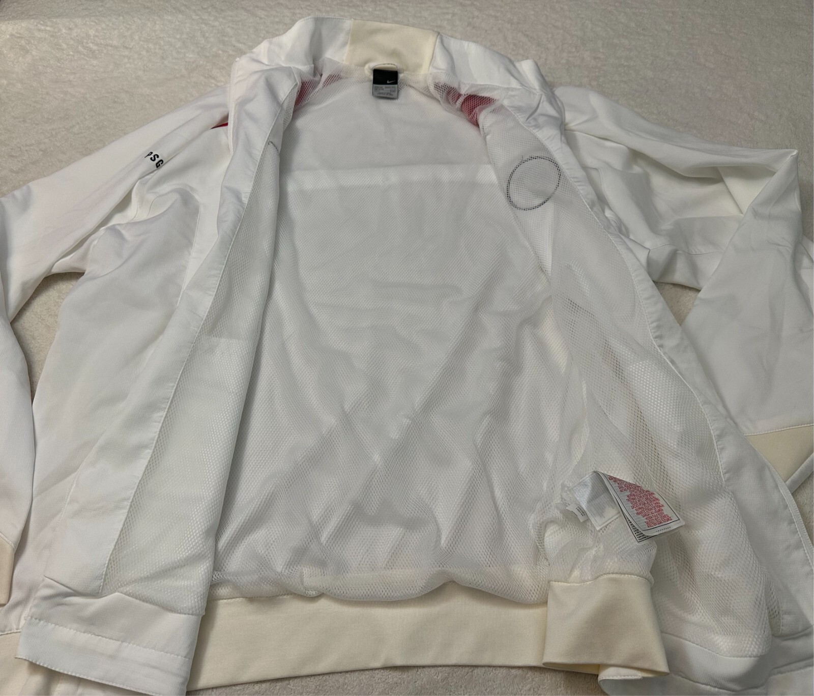 SACAI X NIKE Giacca da calcio vintage Y2K 2005 Nike PSG Paris Saint Germain XXL indossata pochissimo