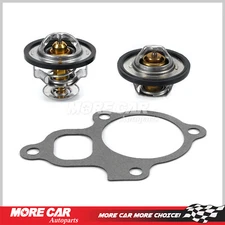 2x Coolant Thermostat for Altima Rogue Sentra Urvan X-Trail Koleos QX60 Equator