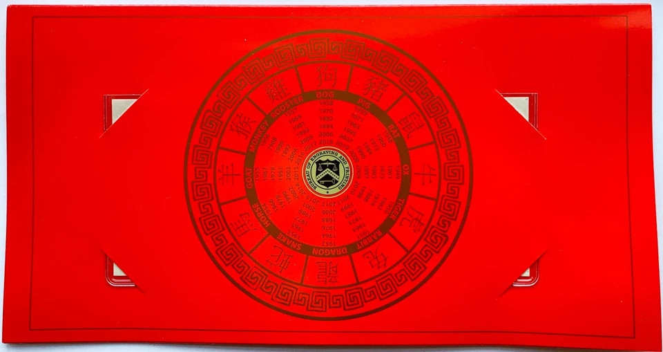 New Uncirculated Lucky Money $1 Dollar Note Year of Dog 2018 1PC - Image 4 of 4