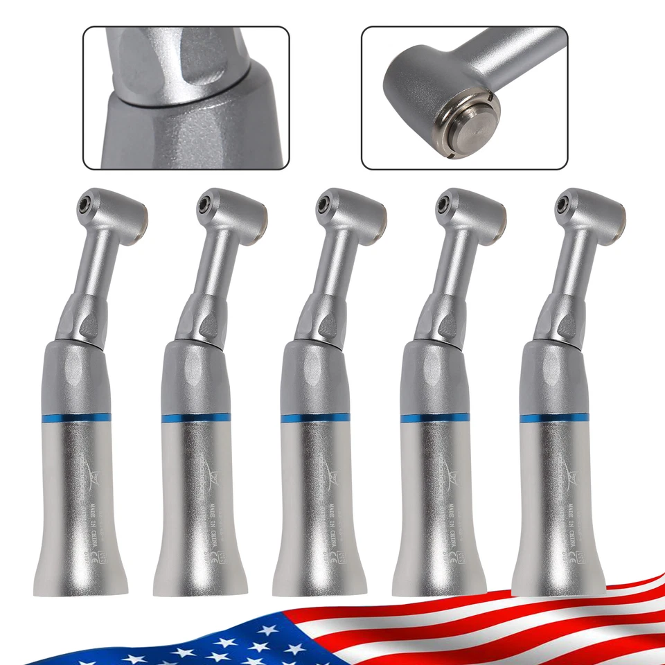 Dental Slow Low Speed Handpiece Contra Angle Push Button E-type Attach NSK STYLE - Image 4 of 4