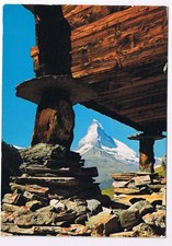 Postcard Switzerland Zermatt Near Findeln With Matterhorn