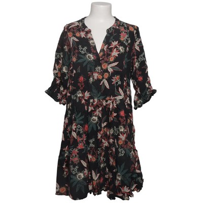 RD Style, Kleid, Größe: L, Schwarz/Mehrfarbig, Cupro, Blumen, Damen #ZCu