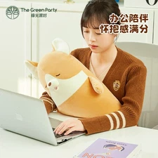 TheGreenParty Puppy Plush Pillow Sleeping Cuddle Dog Toy