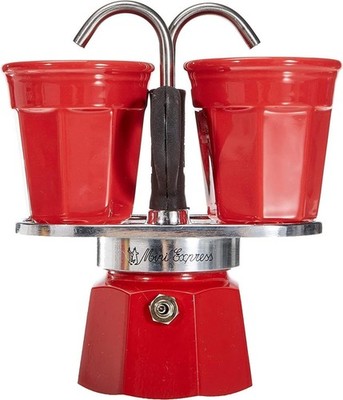 Bialetti - Mini Express Kandisky: Moka Set enthält Kaffeemaschine für 2 Tassen