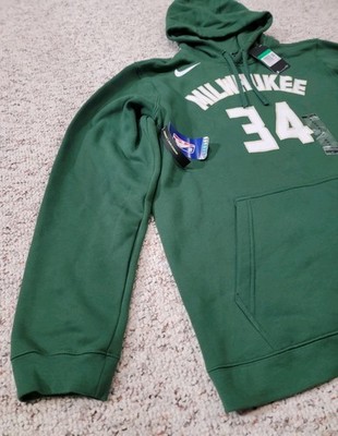 Nike NBA Milwaukee Bucks #34 Giannis Antetokounmpo Hoodie