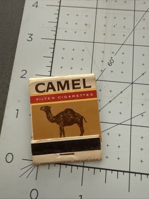 VINTAGE MATCHBOOK Used CAMEL  ''HAVE A REAL CIGARETTE'' Some Matches Used