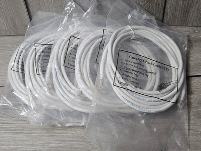 CAT. 6 Patch Cord (UTP) - TSB-40A - 10ft - lot of 5