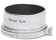 Leitz FISON Three CROWN Lens Hood 12510 Three Crown chrome for Leica Elmar 5cm