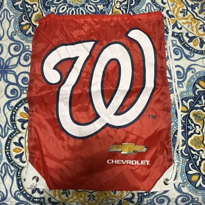 Lot Of 2 Washington Nationals Cinch Backpacks; Logo And Bryce Harper #34