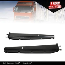 Mud Flap Hanger Set 2.5" Bolt Pattern Spring Loaded Fits For Semi Truck 30"