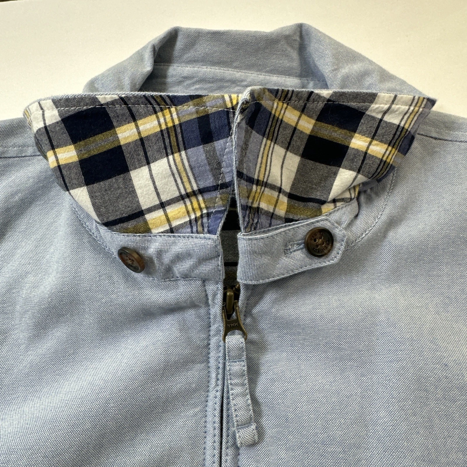 Daniel Cremieux Collection Mens Oxford Casual Jacket Zip-up Blue XXL #0425 image 16