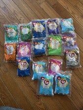 McDonald’s Teenie Beanie Babies COMPLETE SET #1–12 – Ty – SEALED – Original Bags