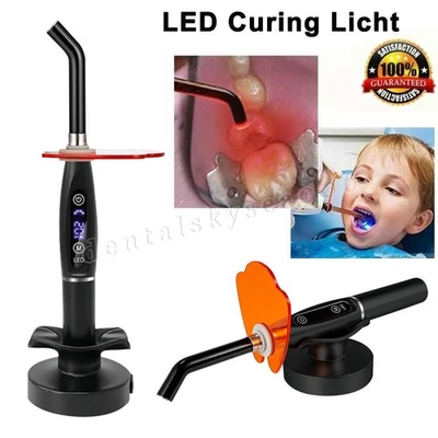 SENZA MARCA Dental LED Curing Light Lampada fotopolimerizzante polimerizzatrice black