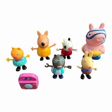 Peppa Pig Figures Assorted Characters, Lot of 7