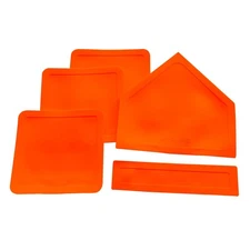 Thrown Down Baseball Bases Perfect for Baseball, Teeball, Softball, Kickball,...