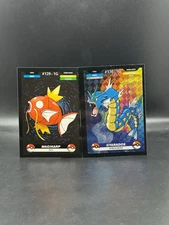 Magikarp Gyarados Prism Holo Foil Creasler Pokemon Cards Set Of 2