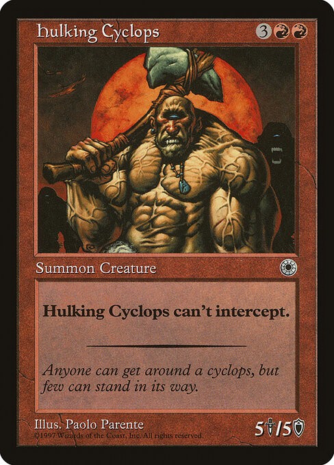 4x Hulking Cyclops NonFoil Portal 134 NM MTG