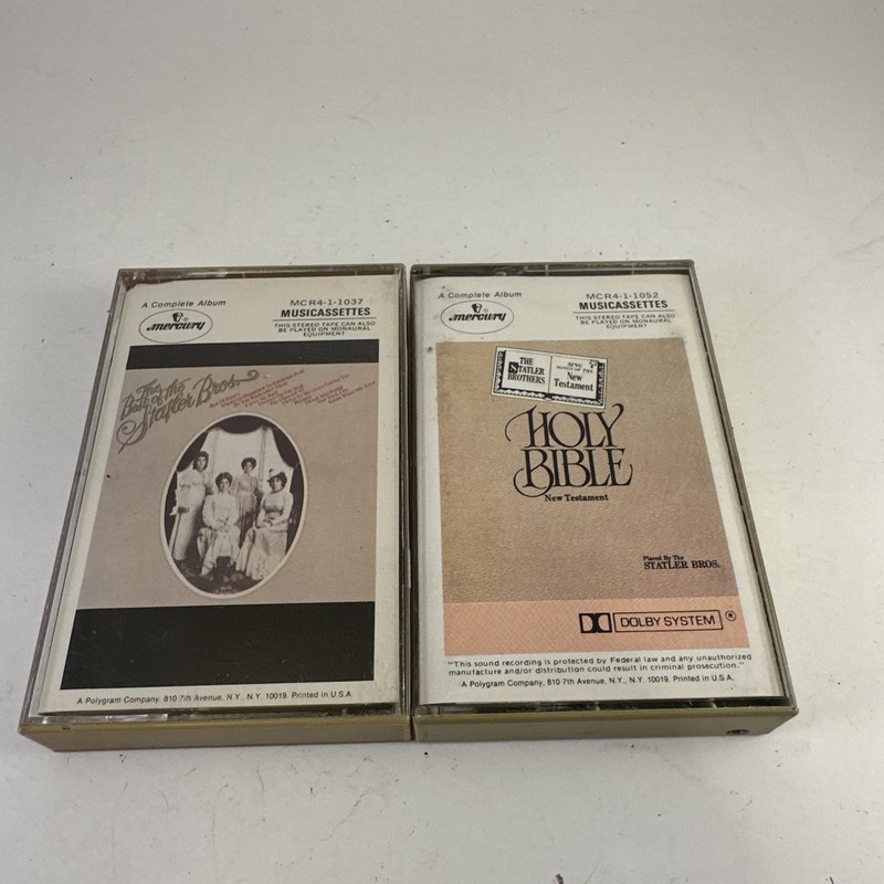 Best of SB & Holy Bible New Testament Placed by The Statler Brothers (CASSETTE)