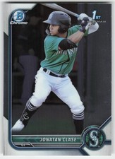 2022 Bowman Chrome Prospects Jonatan Clase #BCP-118 Seattle Mariners