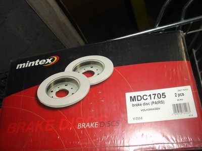 MDC1705 Front Brake Disc PAIR For VW California Multivan Transporter/Caravelle