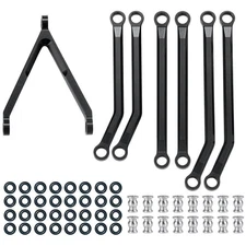 Link Linkage Pull Rod Kit Aluminum Tie Rod for 1/24 Axial SCX24 AXI00006 Upgrade