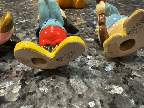 Lot Disney Ceramic Statues - Mickey Minnie Donald Dumbo Pluto Pooh - Foto 16 di 20