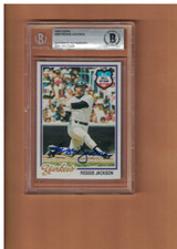 REGGIE JACKSON AUTOGRAPHED 1978 TOPPS BASEBALL Card SIGNED NEW YORK BECKETT AUTH