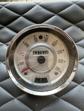 CLASSIC MINI MK1 EARLY SILVER FACE SMITHS SPEEDO SPEETOMETER DIAL CLOCK