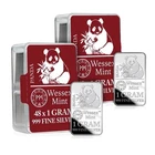 Wessex Mint Silver Panda 999 Fine silver 48 x 1g Bullion Bar  RRP £342