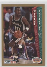 1992-93 Fleer Willie Anderson #201 3bz