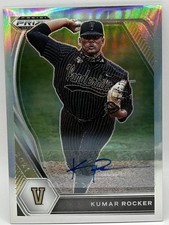 2021 Panini Prizm Draft Picks #PDP10 Kumar Rocker Base Autographs Silver Prizm